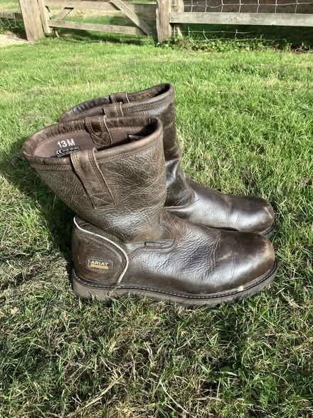 Photo of free Work boots (Newton Court Farm RG20) #1