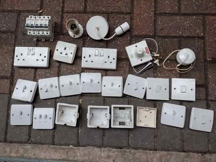 Photo of free Electric switches, sockets and bits (Longbarn WA2) #1