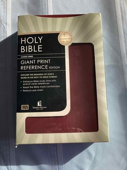 Photo of free Brand New Large Print Bible (Near Eubank Costco) #1