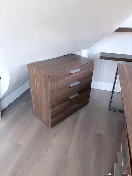 Photo of free Desk, chest of drawers, bed, bar stools, wardrobe, sofa (Rotherhithe SE16) #3