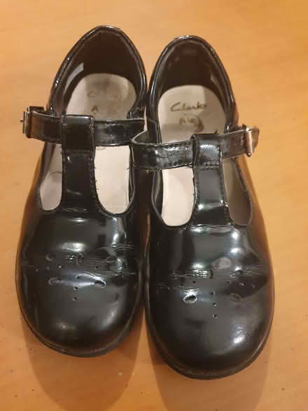 Photo of free Clarks Black Shoes kids size 11F (Bruntsfield EH10) #1