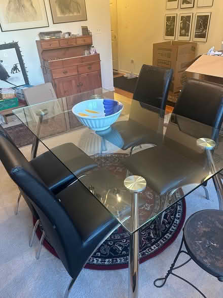 Photo of free Dining room table and chairs (crystal lake pingree station) #3