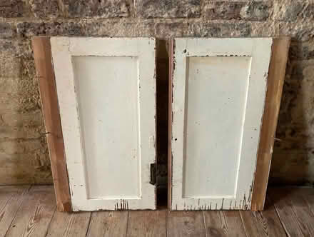 Photo of free Pair of pine Victorian cupboard doors (Hastings TN35) #1