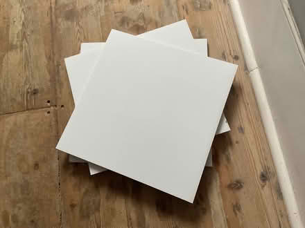 Photo of free 14 Matt white tile offcuts (Clive Vale TN35) #1