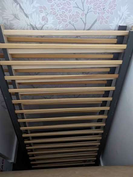 Photo of free Grey baby cot bed (Stretford M32) #1