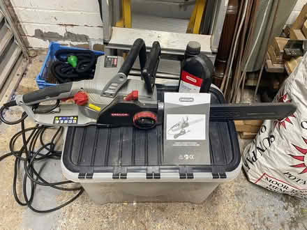 Photo of free Oregon mains electric chainsaw (Lodge Moor S10) #1