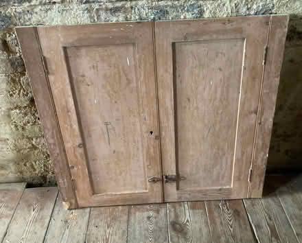 Photo of free Pair of pine Victorian cupboard doors (Hastings TN35) #2