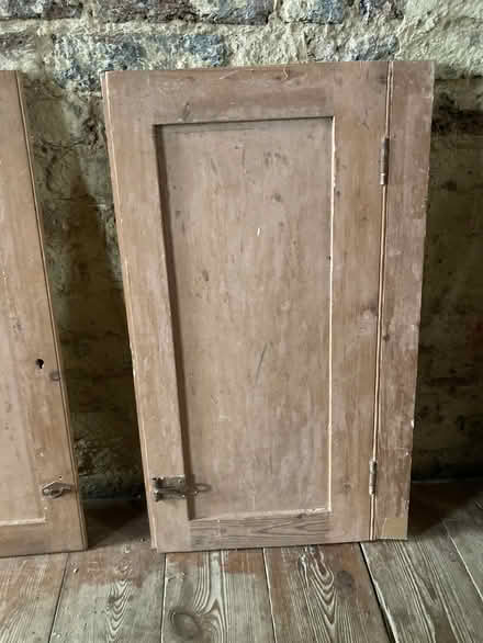 Photo of free Pair of pine Victorian cupboard doors (Hastings TN35) #3