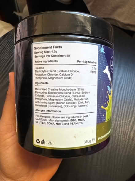 Photo of free Creatine + Electrolytes (Avenham PR1) #4