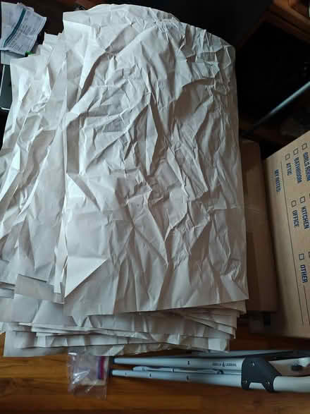 Photo of free Clean large packing paper 40 sheets (Hamilton Heights) #2