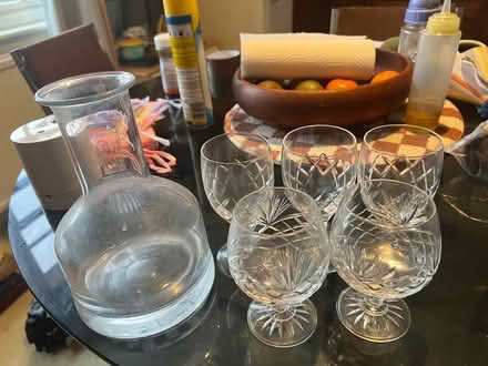 Photo of free Crystal glasses and decanter (Teddington TW11) #1