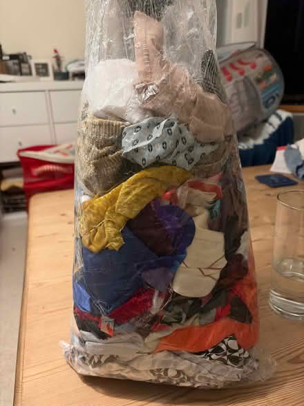 Photo of free Bag of fabric scraps for crafting/sewing (Hurstpierpoint BN6) #1