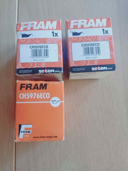 Photo of free FRAM oil filter paper cartridges (Dorridge B93) #1