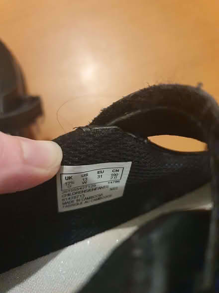 Photo of free Clarks Black shoes kids size 12.5 G (Bruntsfield EH10) #3