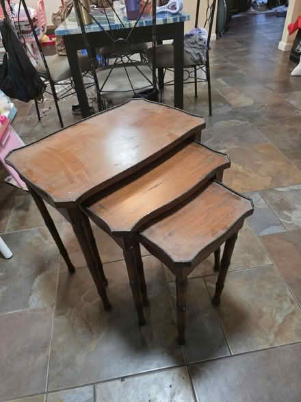 Photo of free 3 wooden tables (San jose) #1