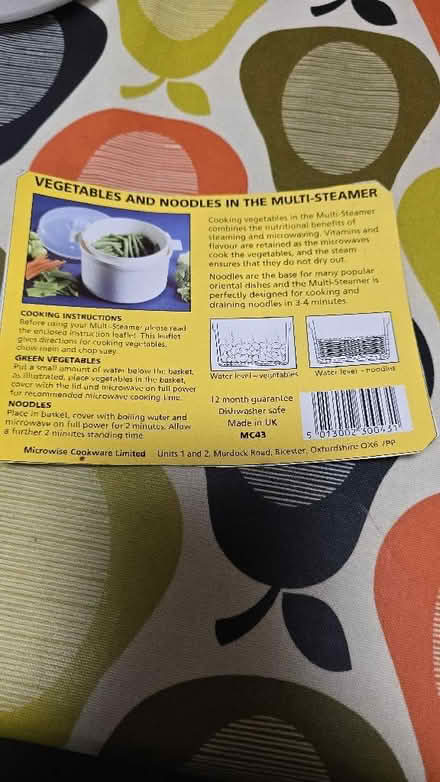 Photo of free Microwave Steamer (Seven Kings IG3) #3