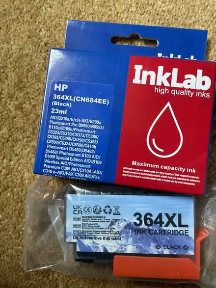 Photo of free hp364xly wil ink. cartridges new (EYE IP23) #3