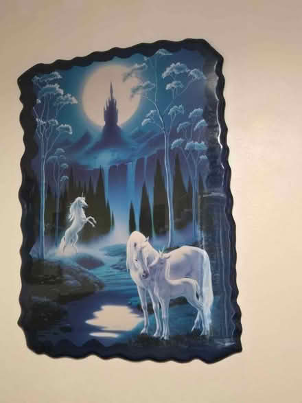 Photo of free Very Large Unicorn Picture, Mahogany wood coloured (West Boldon NE35) #1