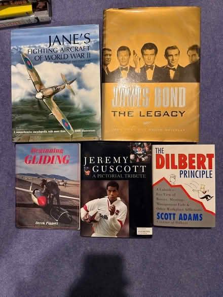 Photo of free 5 books. 4 are hard back. (Hunton Bridge WD4) #1