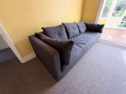 Photo of free Large grey sofa (Loughton, IG10) #1