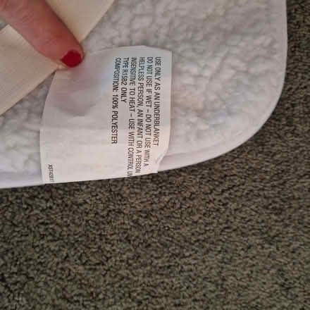 Photo of free Double Electric Blanket (Barnes SW13) #4