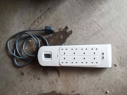 Photo of free Belkin 8-way extension lead with 2x USB charging sockets (Waterlooville PO8) #1