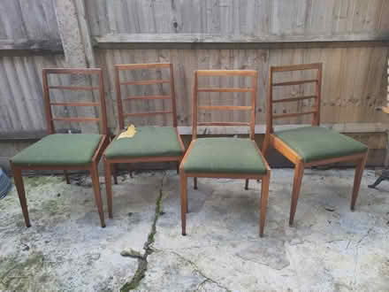 Photo of free Four chairs in need of repair (Fiveways, Brighton BN1) #1