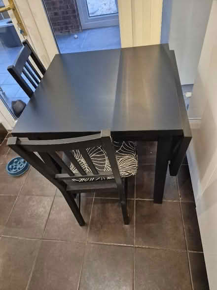 Photo of free Black ikea dining table (Winyates Green B98) #1