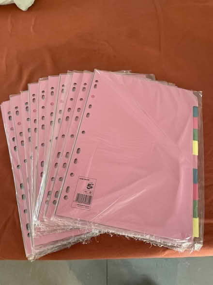 Photo of free A4 Subject Dividers (North Road BA2) #1