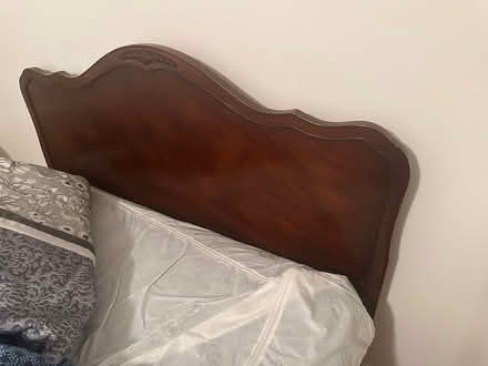 Photo of free Double bed frame cherry wood (crystal lake pingree station) #4