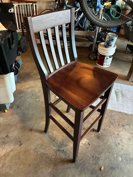 Photo of free Solid wood, Pottery Barn bar stool (West Chester Borough) #1