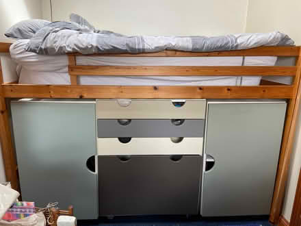 Photo of free Loft bed with underneath cupboards (Hitchin SG5) #2