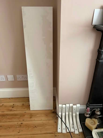 Photo of free White shelves incl brackets (St Michael’s L17) #1