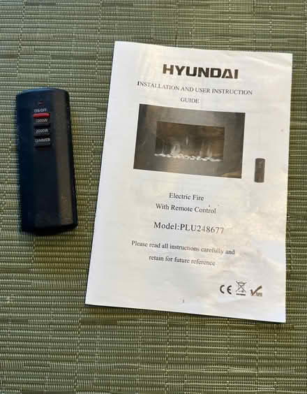 Photo of free Wall heater. 2kw. Remote control (Bingley BD16) #3