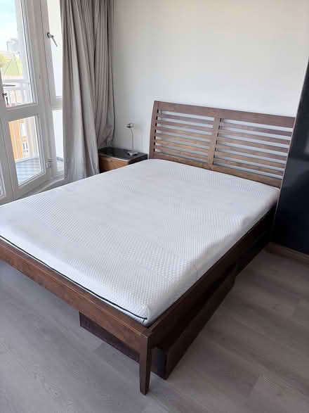 Photo of free Desk, chest of drawers, bed, bar stools, wardrobe, sofa (Rotherhithe SE16) #4