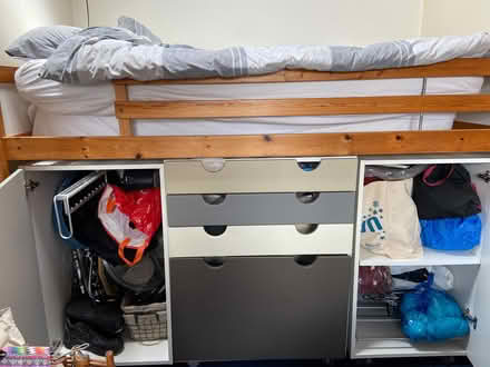 Photo of free Loft bed with underneath cupboards (Hitchin SG5) #1