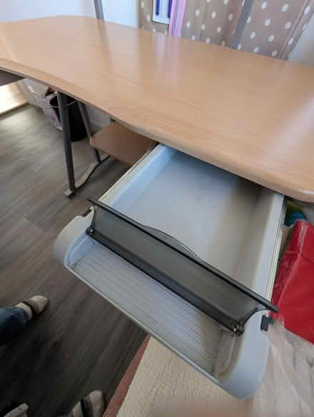 Photo of free Office table with detachable top shelf (The Camp AL4) #2