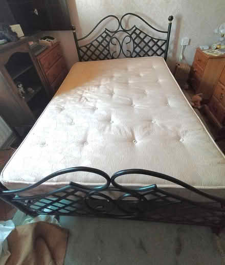 Photo of free Double Bed & Mattress (Stone Cross BN24) #1