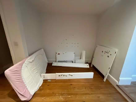 Photo of free Ikea kids bed - mattress and sheet includef (Brixton Hill SW2) #2