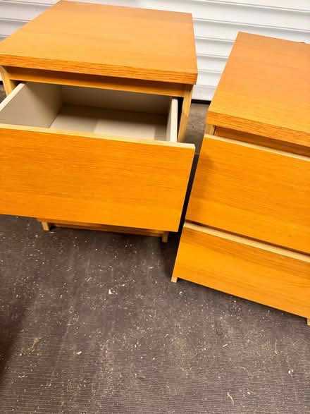 Photo of free Two IKEA beech bedside drawer units (Gayton CH60) #2