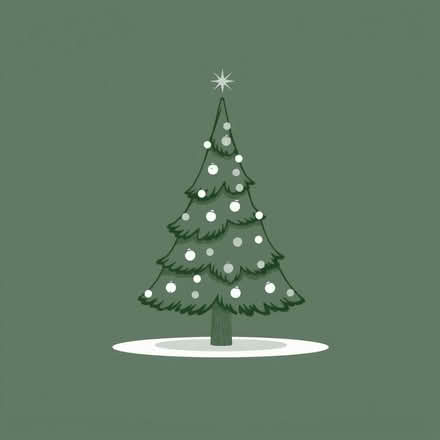 Photo of Xmas tree etc (Wem SY4) #1