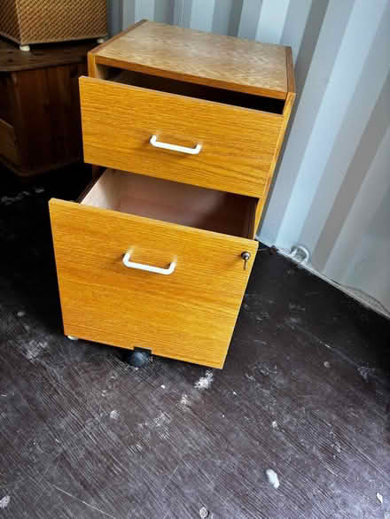 Photo of free Wood filing cabinet (Malvern Wells WR14) #2