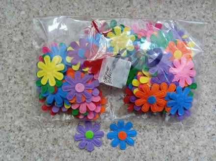 Photo of free Multi - Coloured Felt Petals (wolverhampton (wv10)) #1