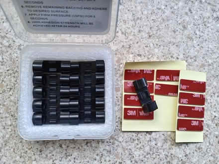 Photo of free BLACK Self Adhesive Cable Clips (wolverhampton (wv10)) #2