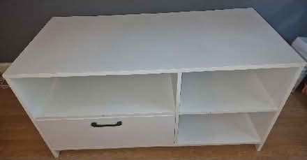 Photo of free White TV stand (Highters Heath B14) #1