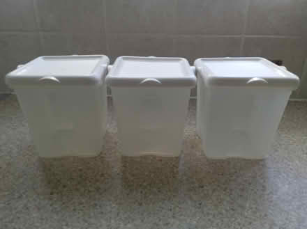 Photo of free Three plastic storage containers (wolverhampton (wv10)) #1