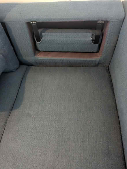 Photo of free Juniper blue 3 seater sofa (Farncombe GU7) #2