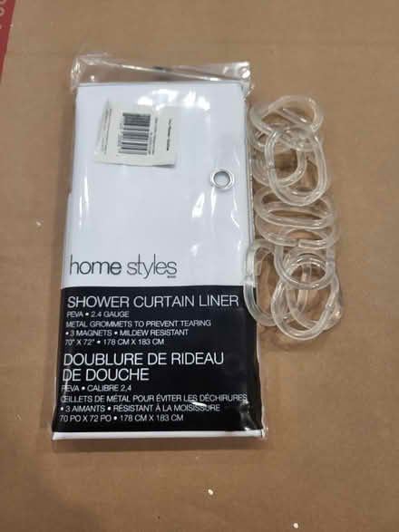 Photo of free Shower Curtain & Rings (Elmvale Acres) #1