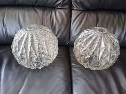 Photo of free Two glass lampshades (Penrith CA11) #1