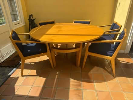 Photo of free Wooden table and 5 chairs (Loughton, IG10) #1
